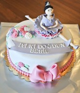 Dogumgunu pastasi balerin